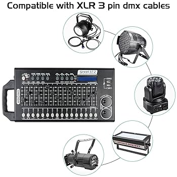 Amazon.co.jp: DMX 512 ステージライトコントローラー - 512